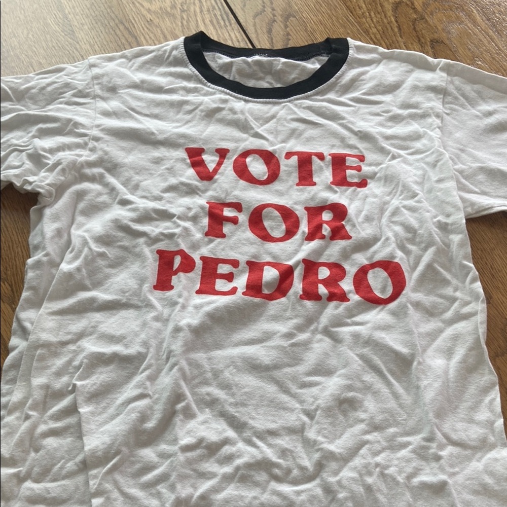 Vote for Pedro Kids T-Shirt - White & Red